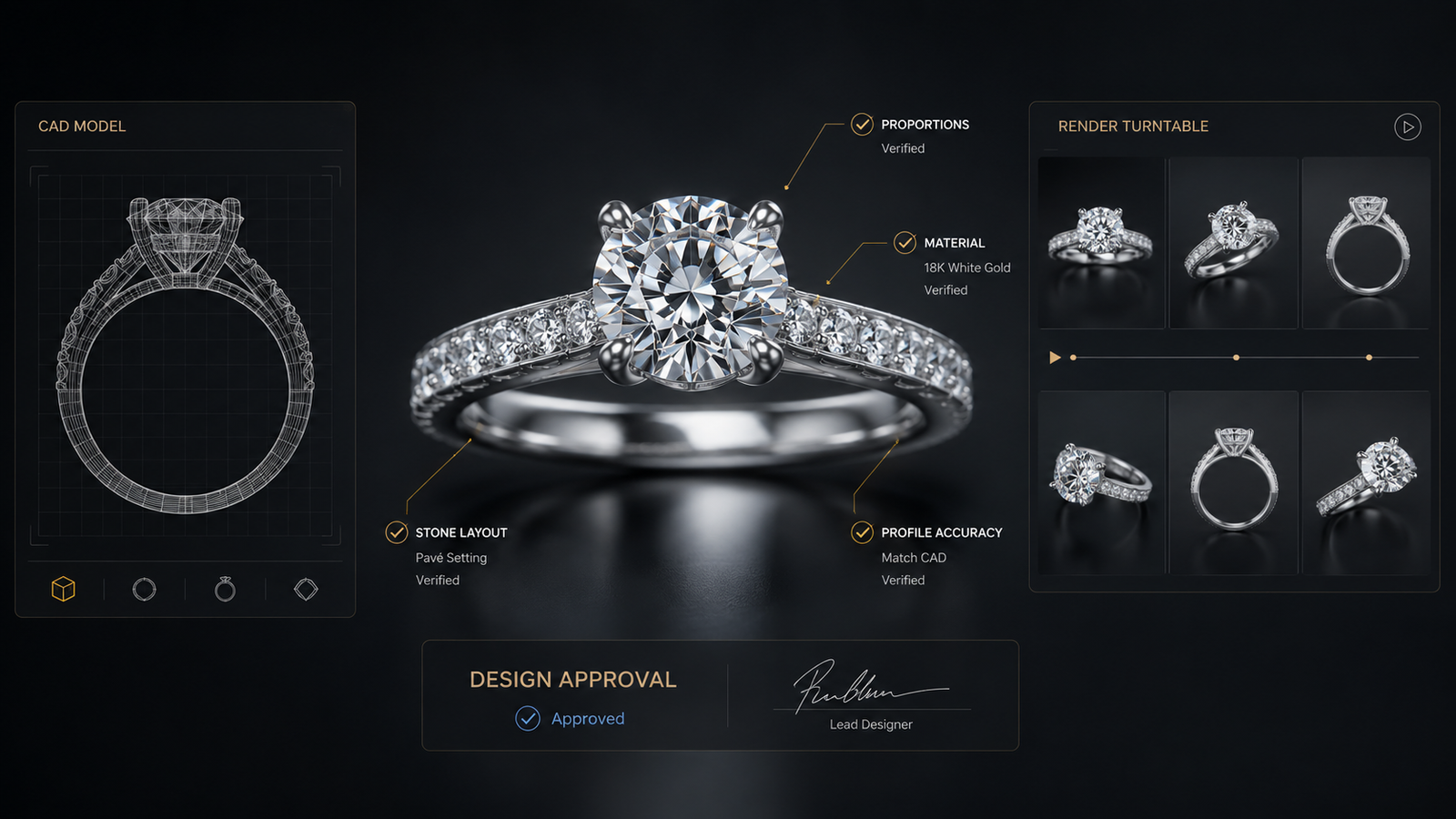 Jewelry Rendering as a Pre-Production Control Tool: From CAD Approval to Manufacturing Confidence