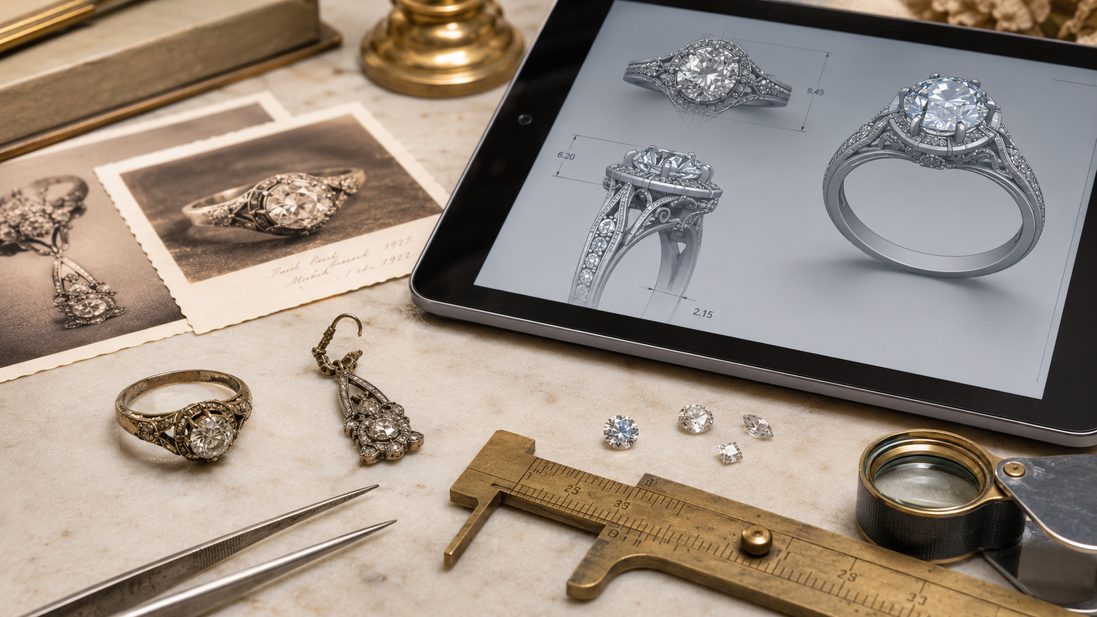 Rebuilding Existing Jewelry in CAD: From Worn Heirlooms to Accurate Digital Models